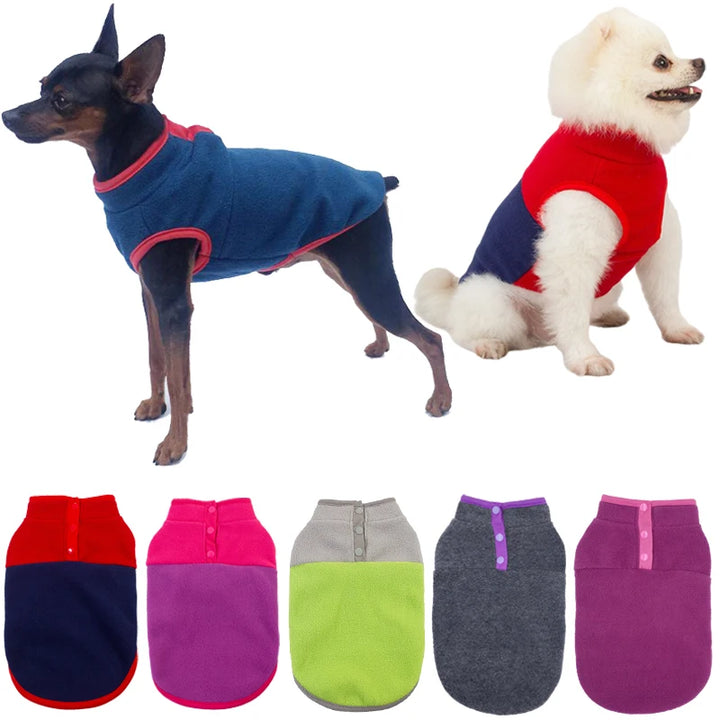 Warm Fleece Vest for Small Dogs